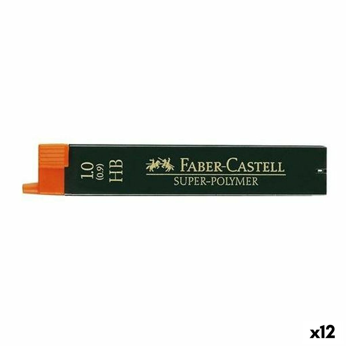 Piese de schimb pentru plumbul creionului Faber-Castell Super-Polymer HB 0,9 mm (12 Unități)