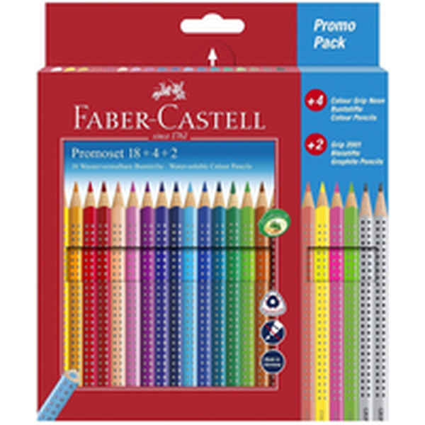 Set de Creioane Faber-Castell Colour Grip (24 pcs) (Refurbished D)