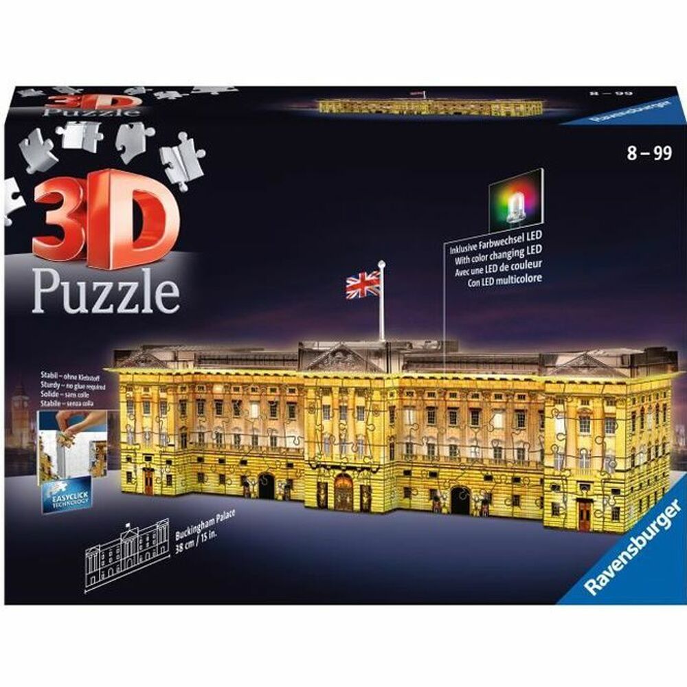 Puzzle 3D Ravensburger Buckingham Palace Illuminated 216 Piese