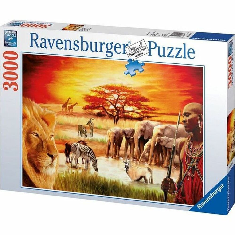 Puzzle Ravensburger Massai Pride (3000 Piese)