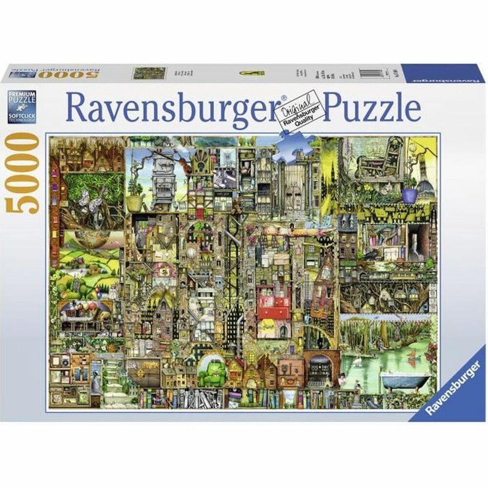 Puzzle Ravensburger Weird Town / Colin Thompson (5000 Piese)