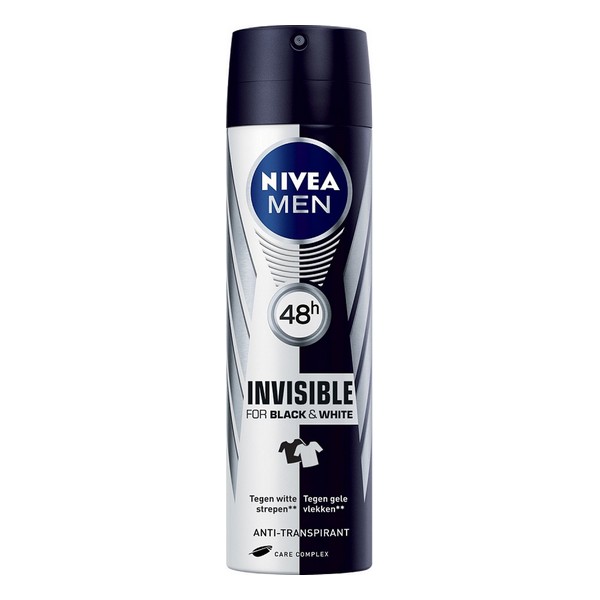 Deodorant Spray Men Black & White Invisible Nivea (200 ml)