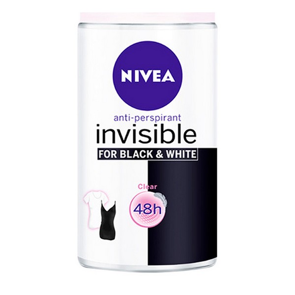 Deodorant Roll-On Black & White Invisible Nivea (50 ml)