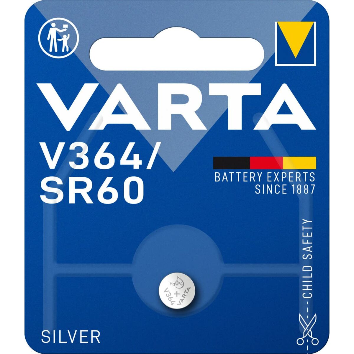 Baterie cu buton Varta Silver Oxid de argint 1,55 V SR60