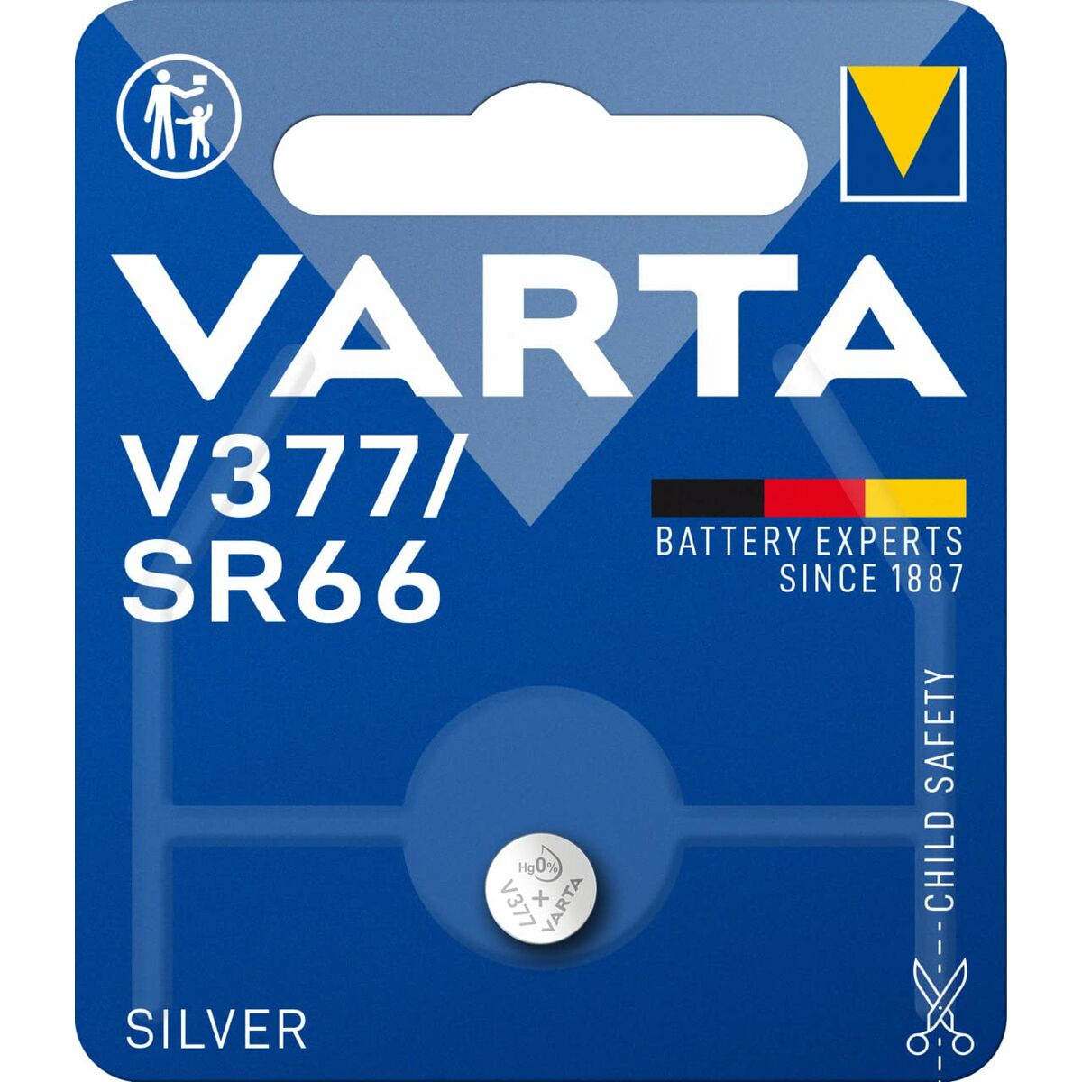 Baterie cu buton Varta Silver Oxid de argint 1,55 V SR66