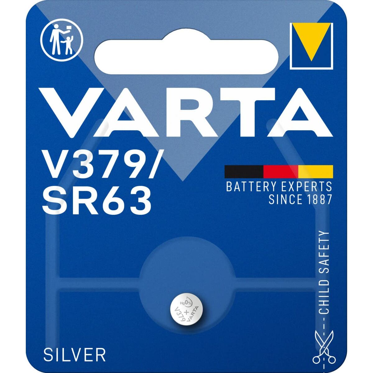Baterie cu buton Varta Silver Oxid de argint 1,55 V SR63
