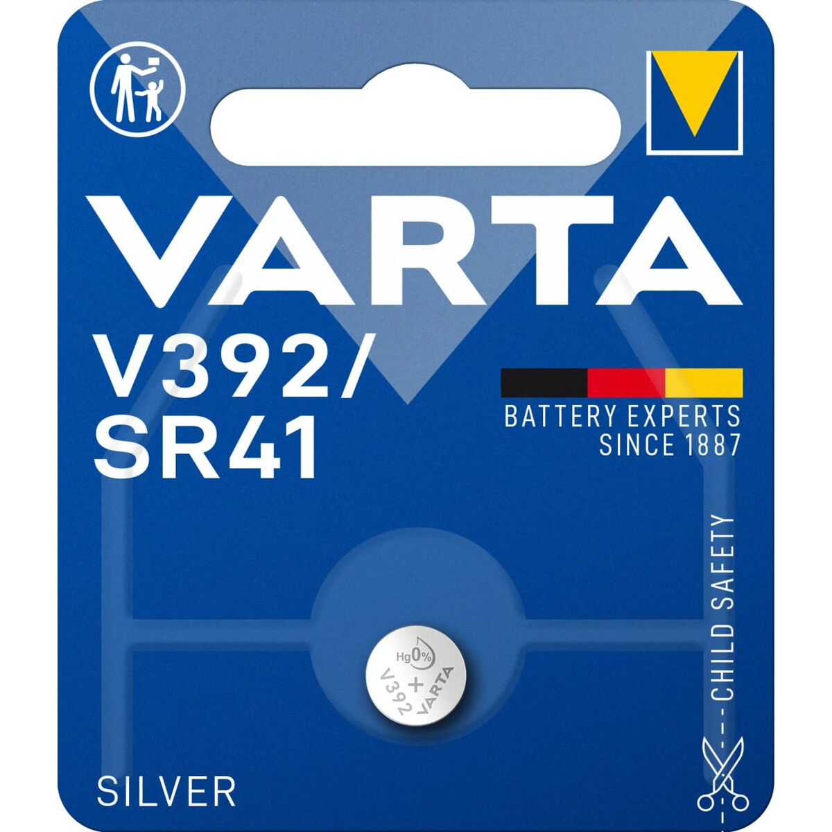 Baterie cu buton Varta Silver Oxid de argint 1,55 V SR41