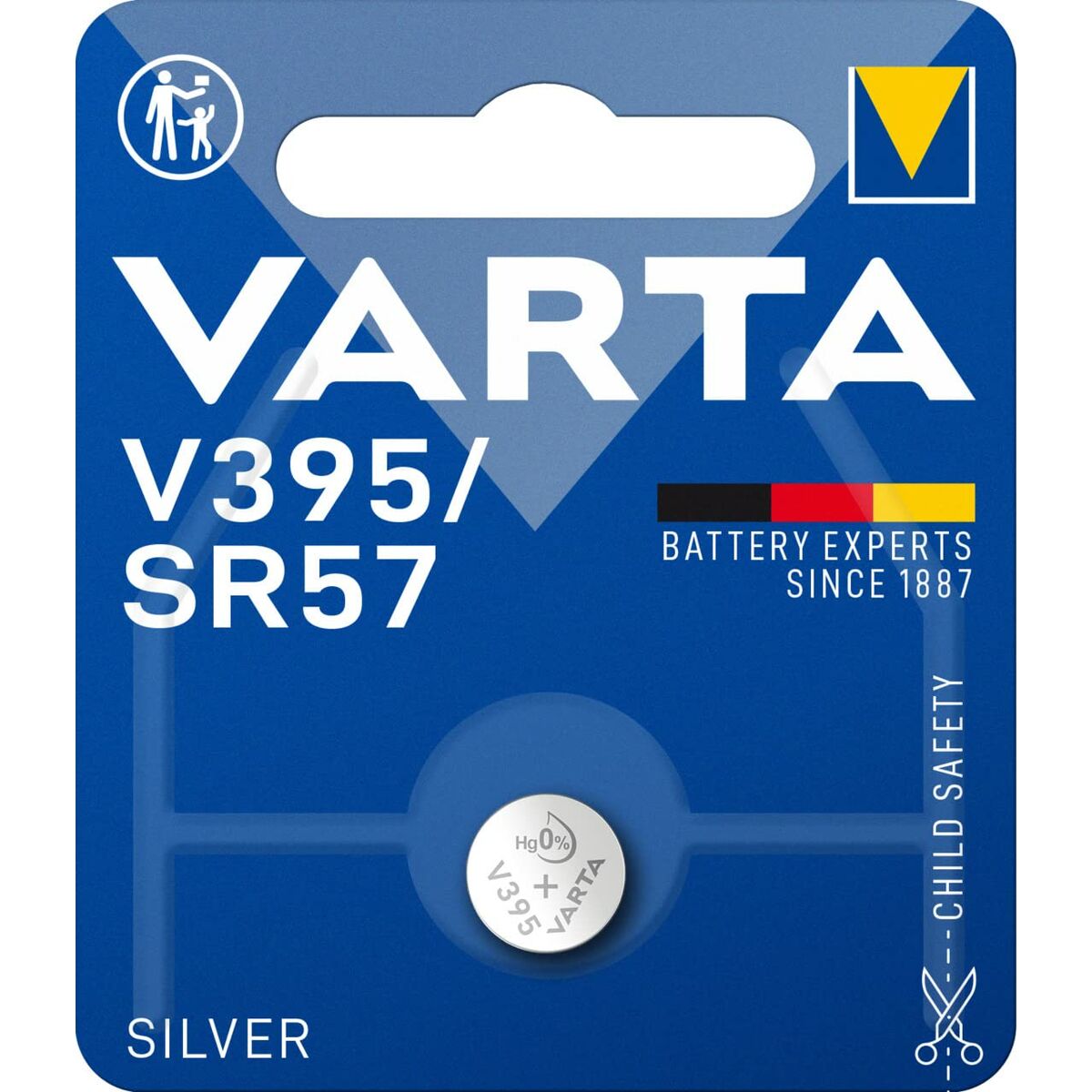 Baterie cu buton Varta Silver Oxid de argint 1,55 V SR57