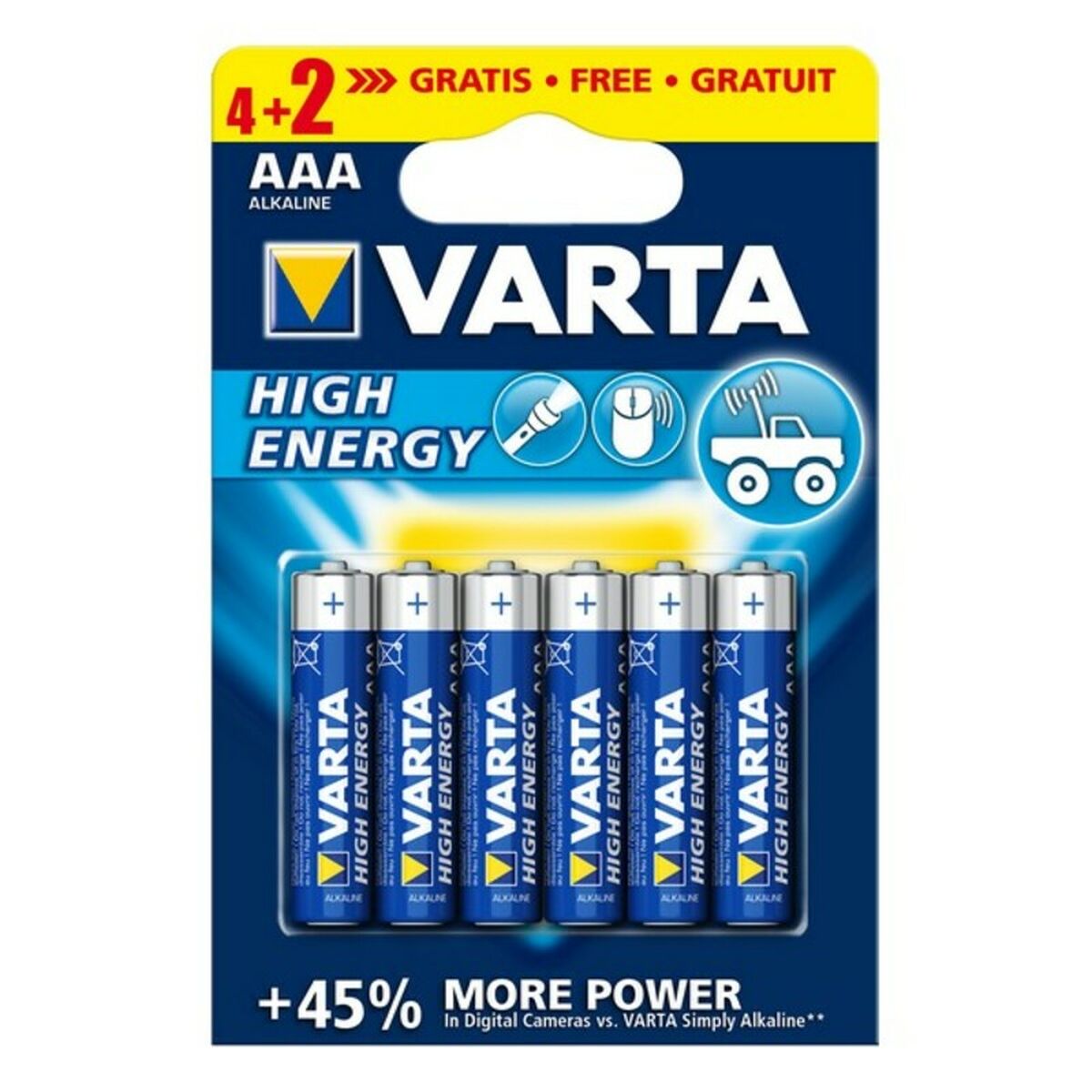 Baterie Varta 4903121436 AAA 6 uds