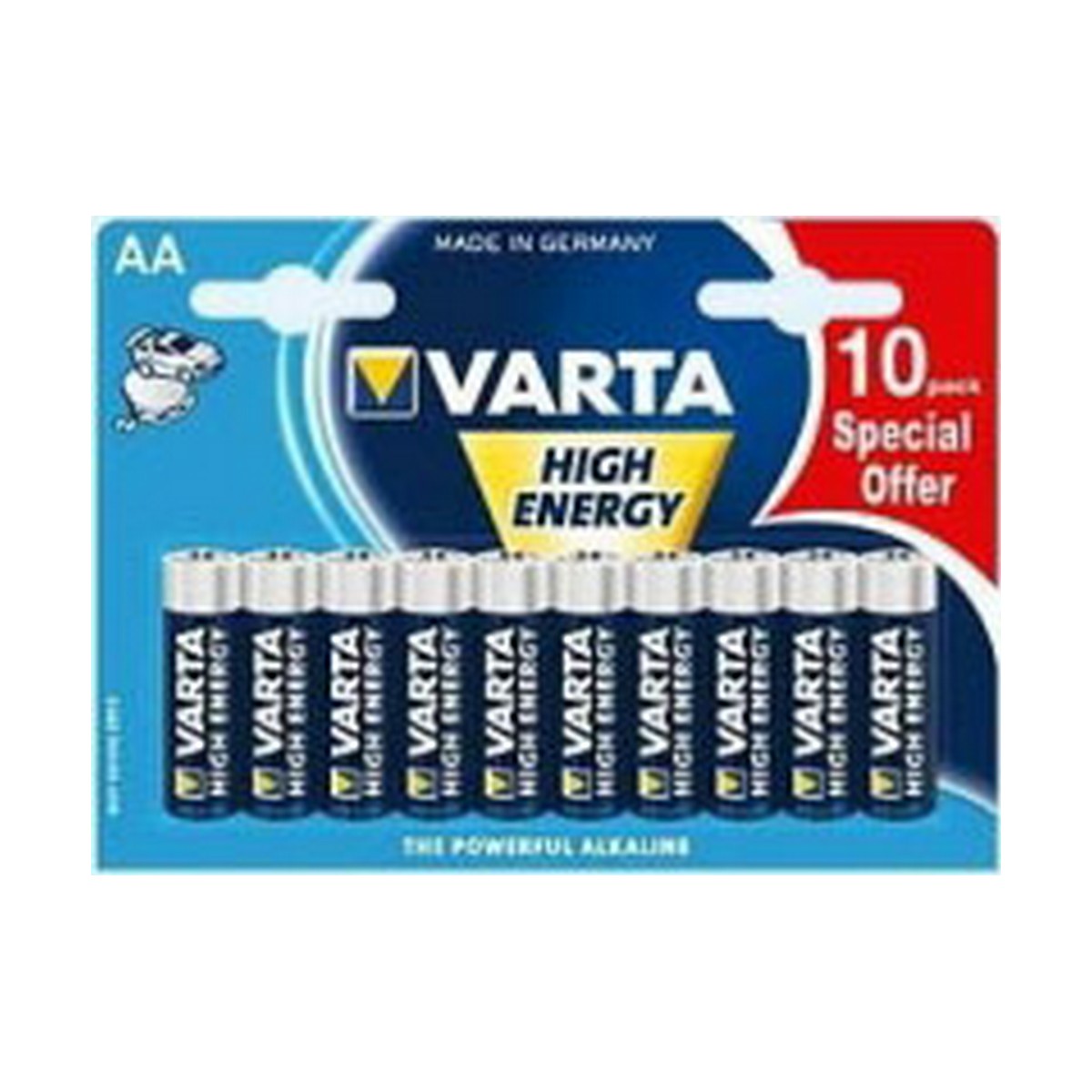 Baterii Varta High Energy AA 10-pack (10 Piese)