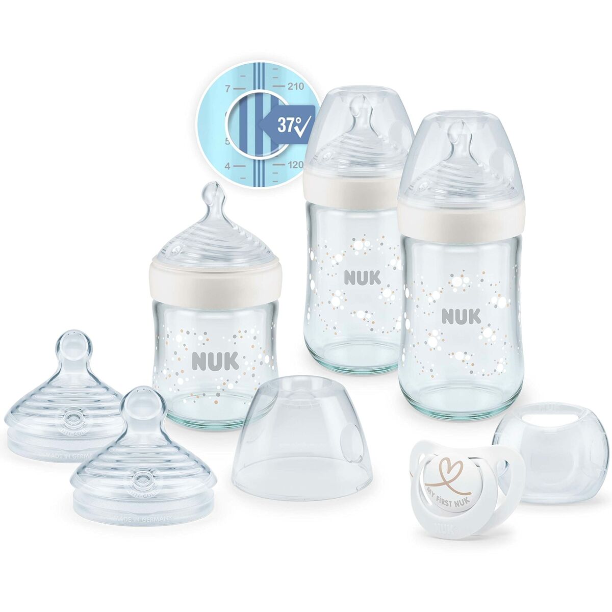 Set de sticle pentru bebeluși Nuk Nature Sense 6 uds