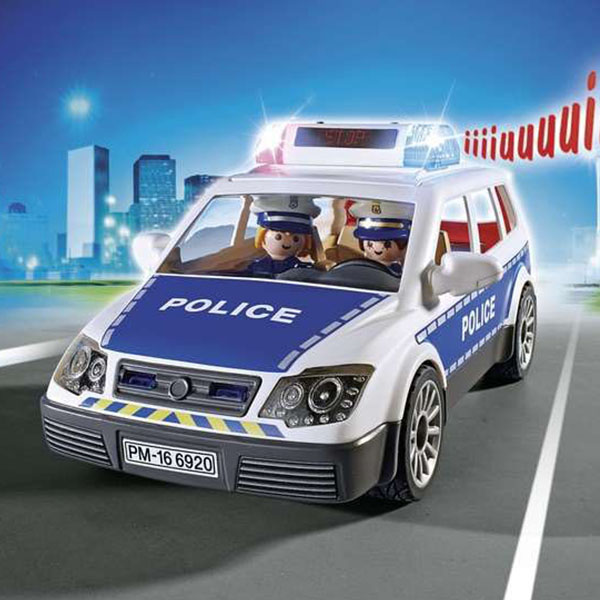 Mașină cu Lumină și Sunet City Action Police Playmobil 6920 Alb