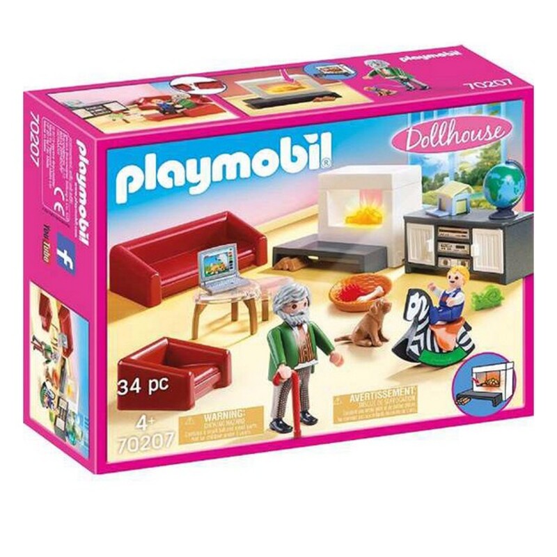 Playset Dollhouse Living Room Playmobil 70207 Set de cină (34 pcs)