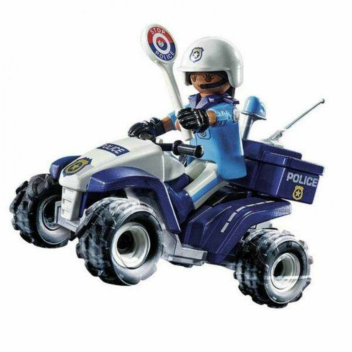 Set de Jucării cu Vehicule Playmobil Speed Quad City Action 71092 Polițist (21 pcs)