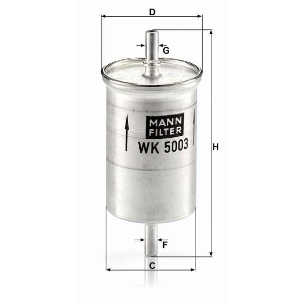 Filtru de carburant WK5003 (Refurbished A+)