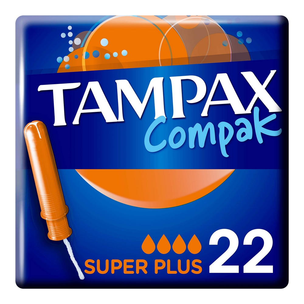 Tampon Super Plus Compak Tampax (22 uds)