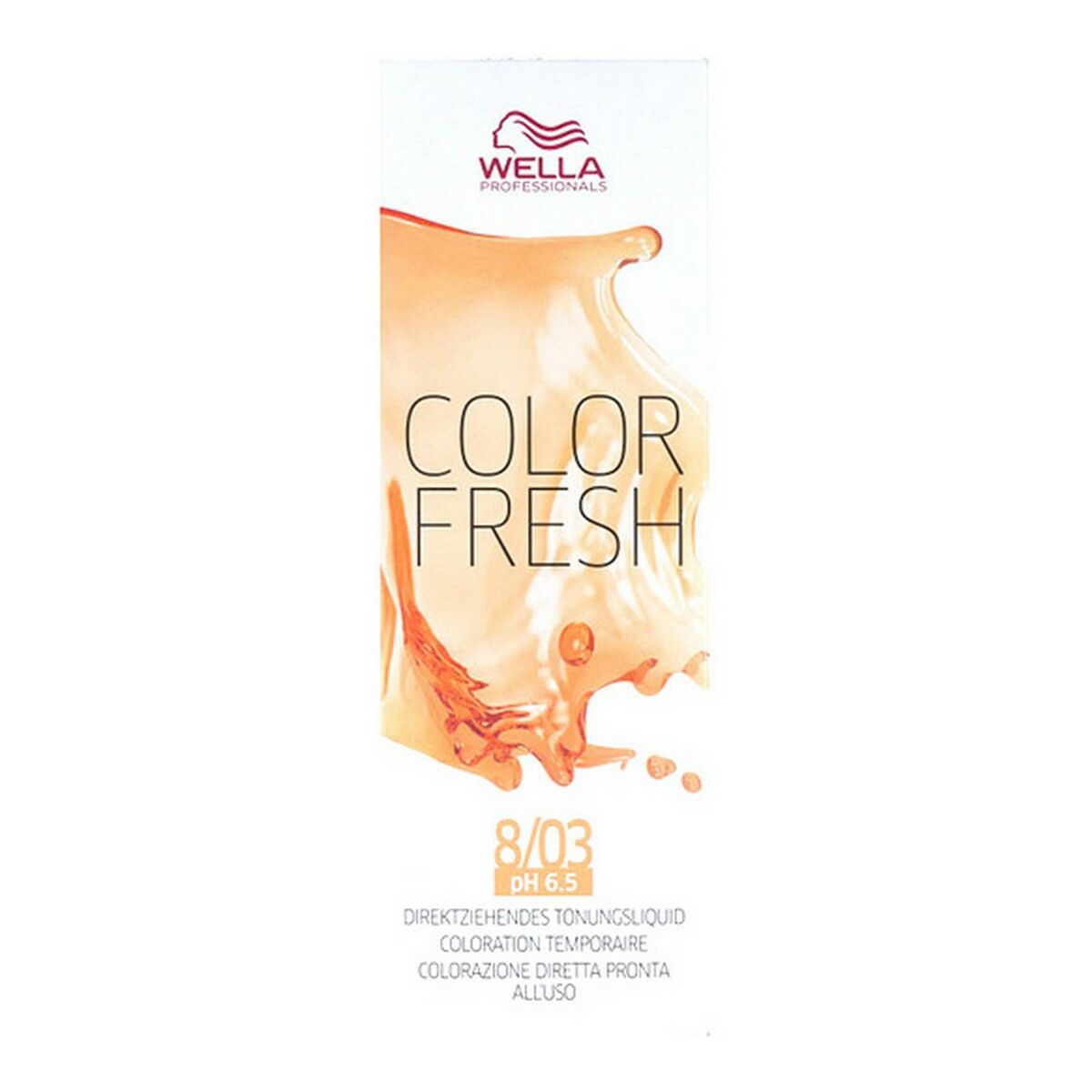 Vopsea Semipermanentă Color Fresh Wella Nº 8/03 (75 ml)