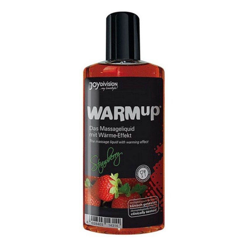 Ulei de Masaj Erotic Joydivision Warm Up Căpșună (150 ml)