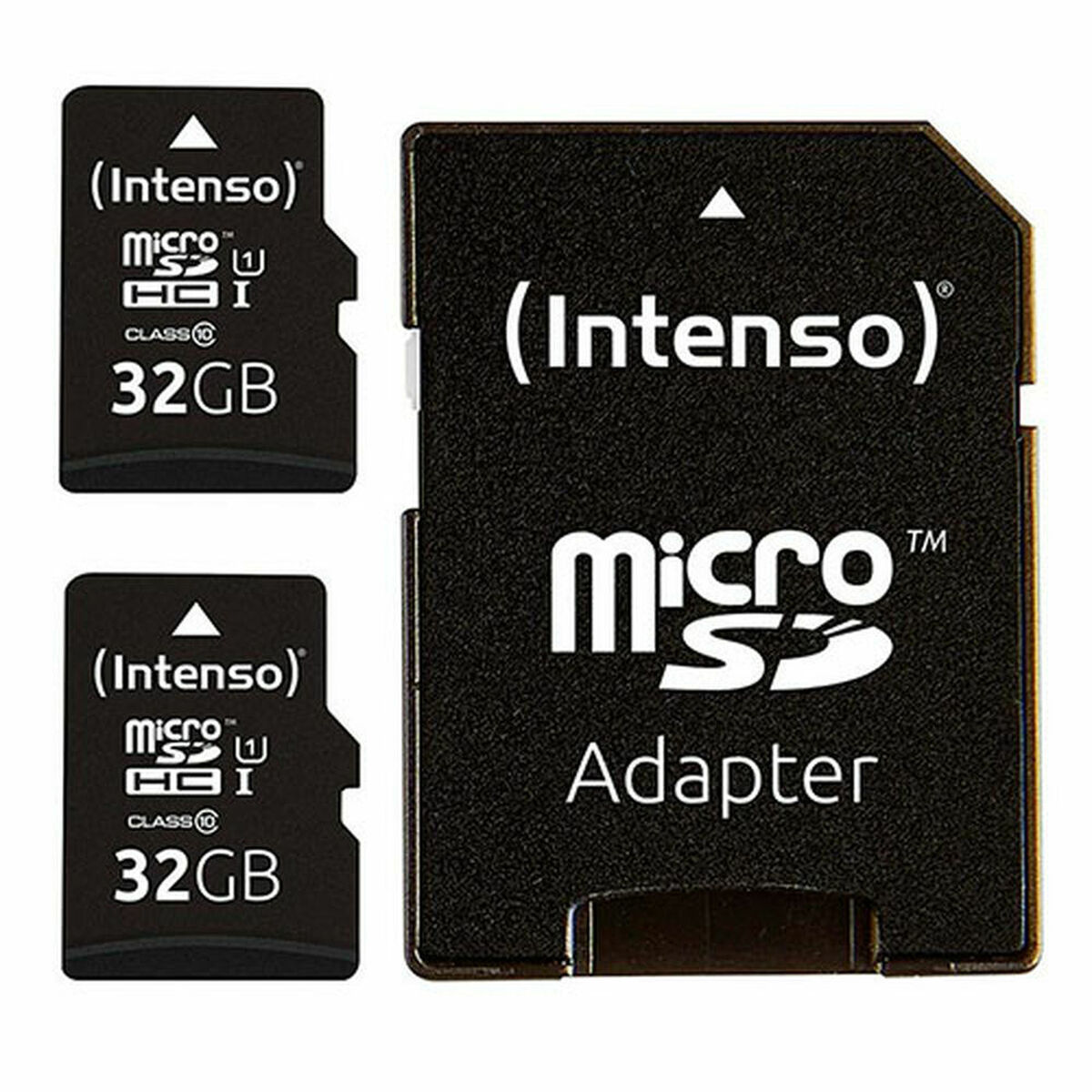 Card de Memorie Micro SD cu Adaptor INTENSO 32 GB x 2