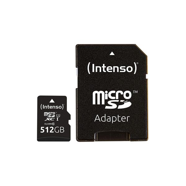 Card de Memorie Micro SD cu Adaptor INTENSO 3423493 512 GB 45 MB/s