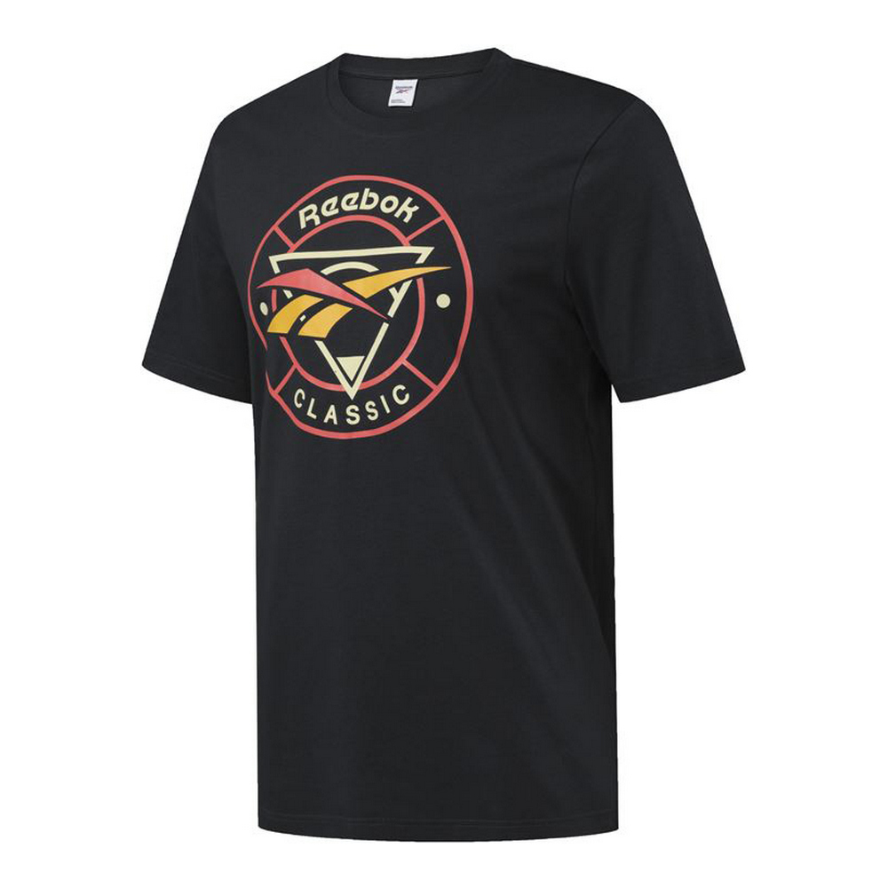 Tricou cu Mânecă Scurtă Bărbați Reebok  Classic Trail Negru - Mărime XL