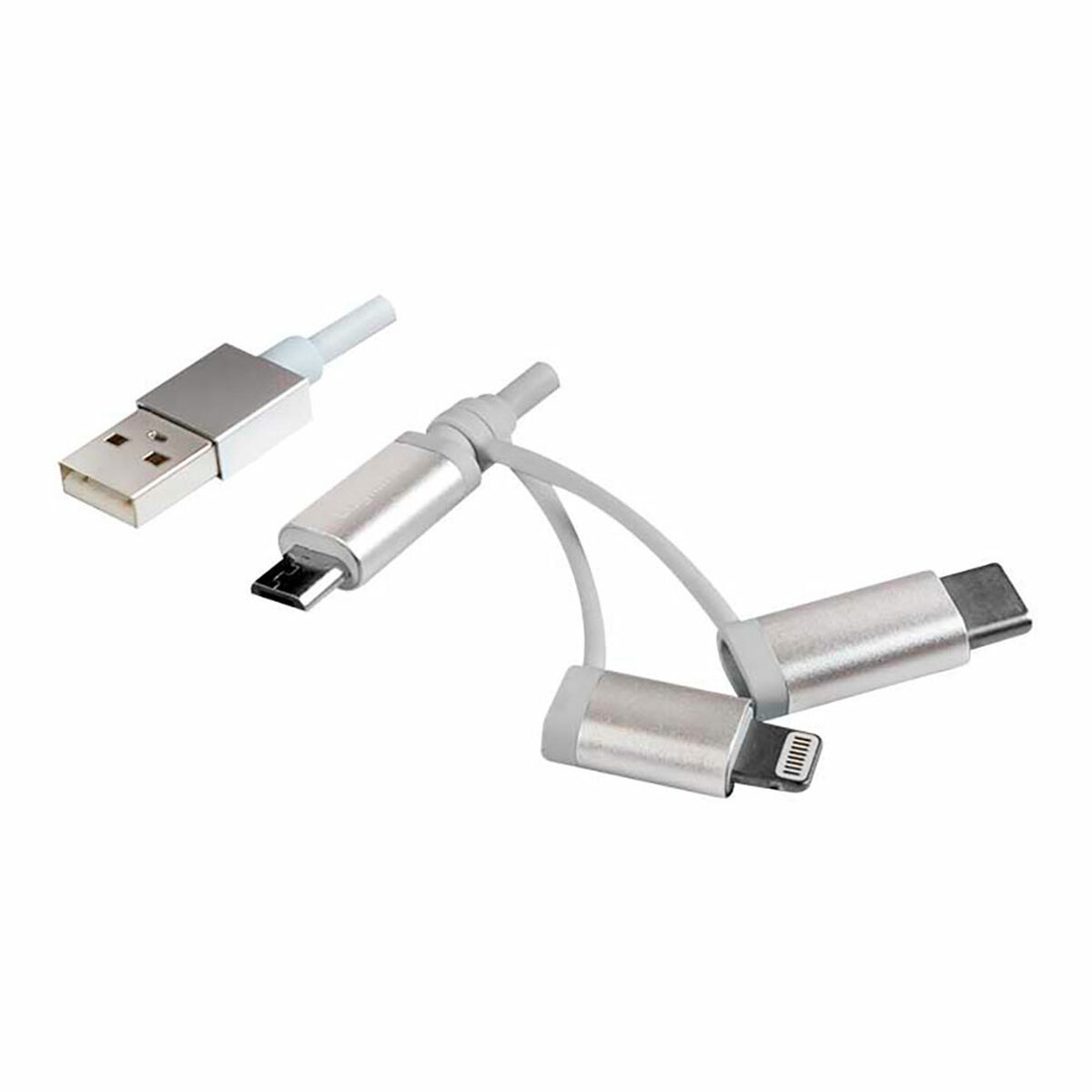 Cablu USB LogiLink Argintiu 1 m