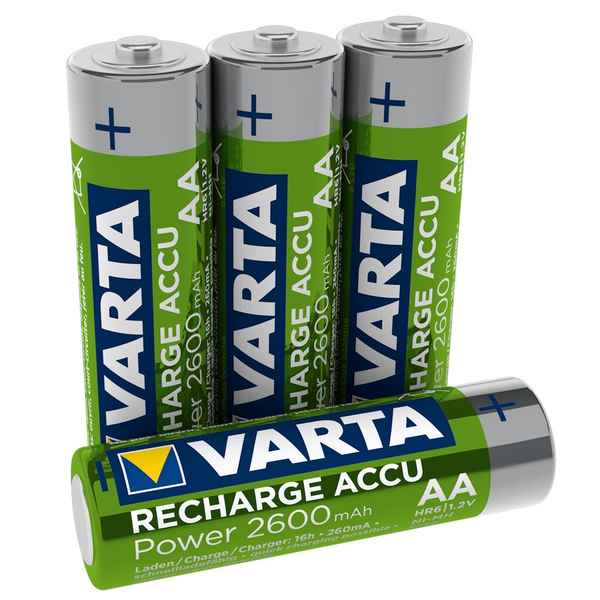 Baterii Reîncărcabile Varta 4 x AA (Refurbished A+)