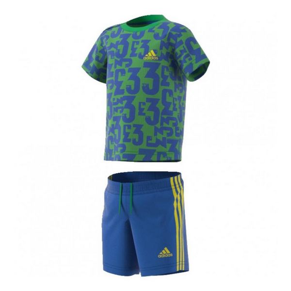 Sports Outfit for Baby Adidas I Sum Count - Culoare Verde Mărime 9-12 Luni