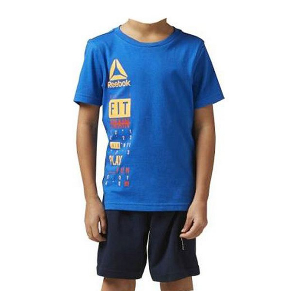 Children's Sports Outfit Reebok B ES SS - Mărime XS Culoare Portocaliu
