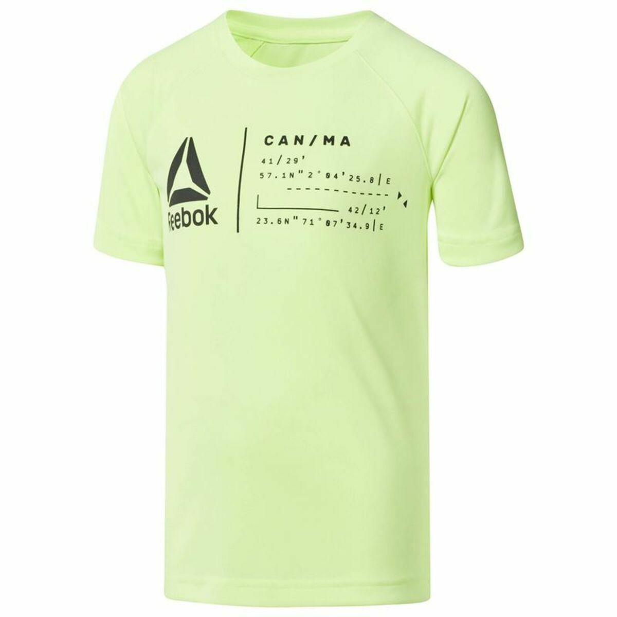 Tricou cu Mânecă Scurtă Bărbați Reebok Sportswear B Wor Verde lămâie - Mărime XS