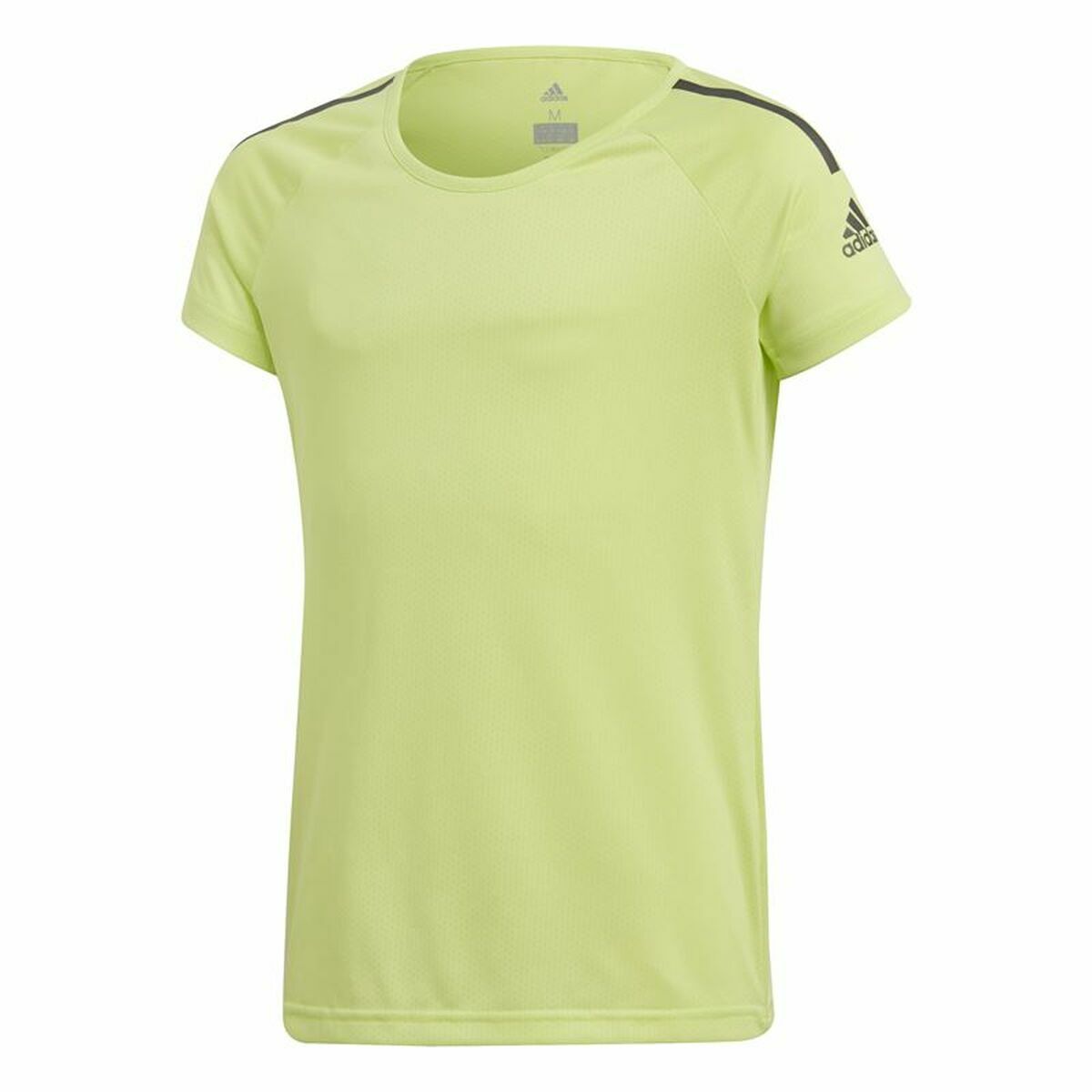 Tricou cu Mânecă Scurtă pentru Copii Adidas Training Cool tee Verde lămâie - Mărime 9-10 Ani