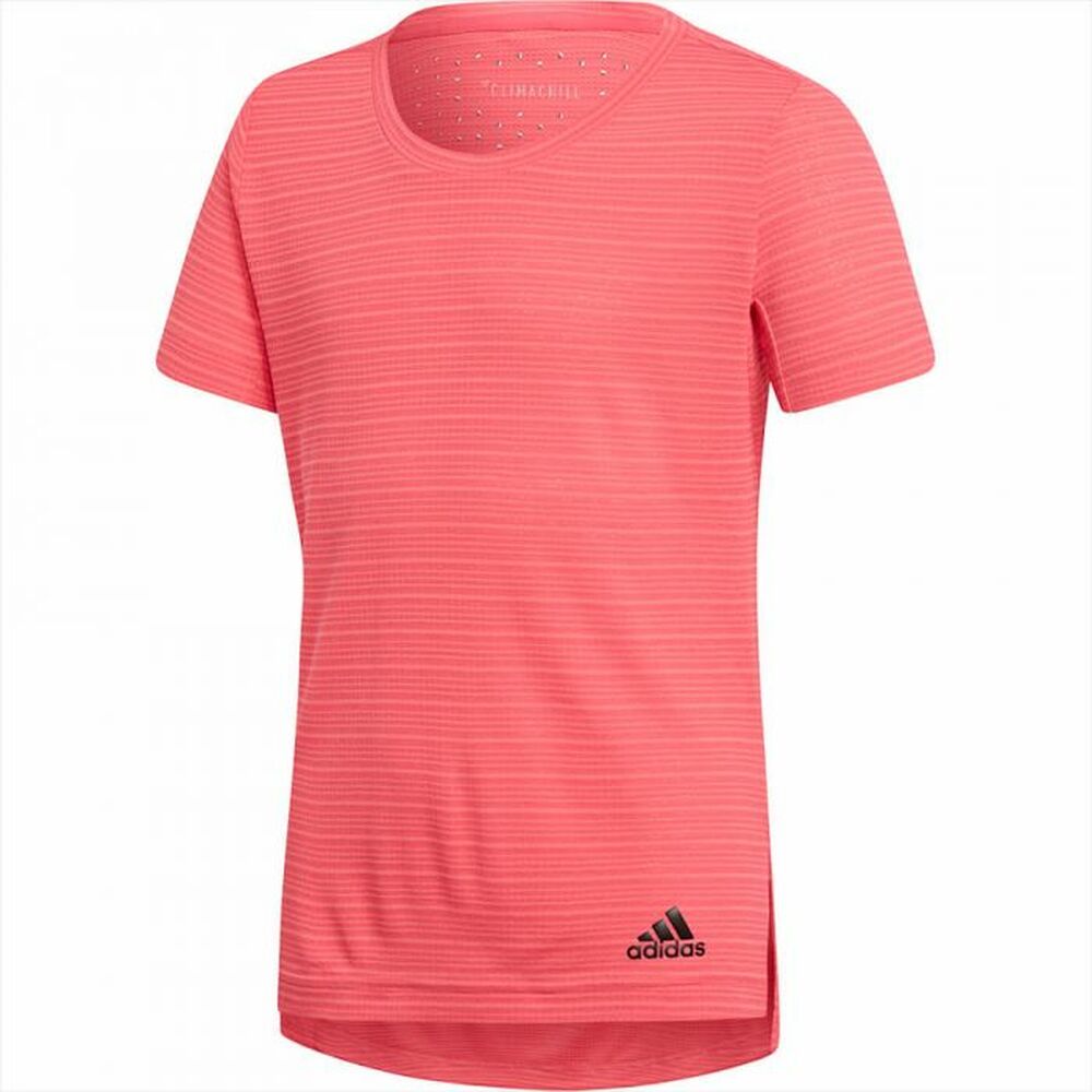 Tricou cu Mânecă Scurtă pentru Copii Adidas G CHILL TEE  Roz Poliester - Mărime 16 Ani 