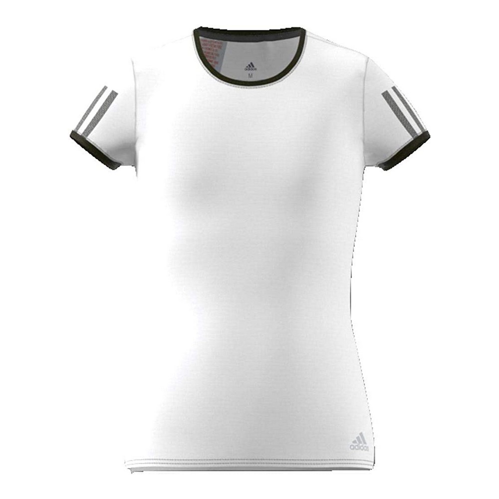 Tricou cu Mânecă Scurtă pentru Copii Adidas CLUB TEE DU2464 Alb Poliester