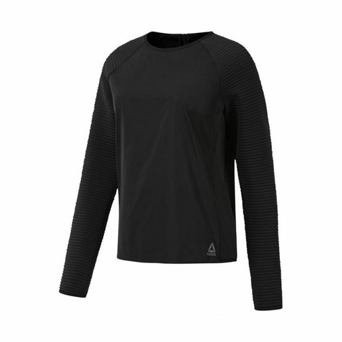 Tricou cu Mânecă Lungă Femei Reebok Thermowarm Deltapeak Negru - Mărime XS