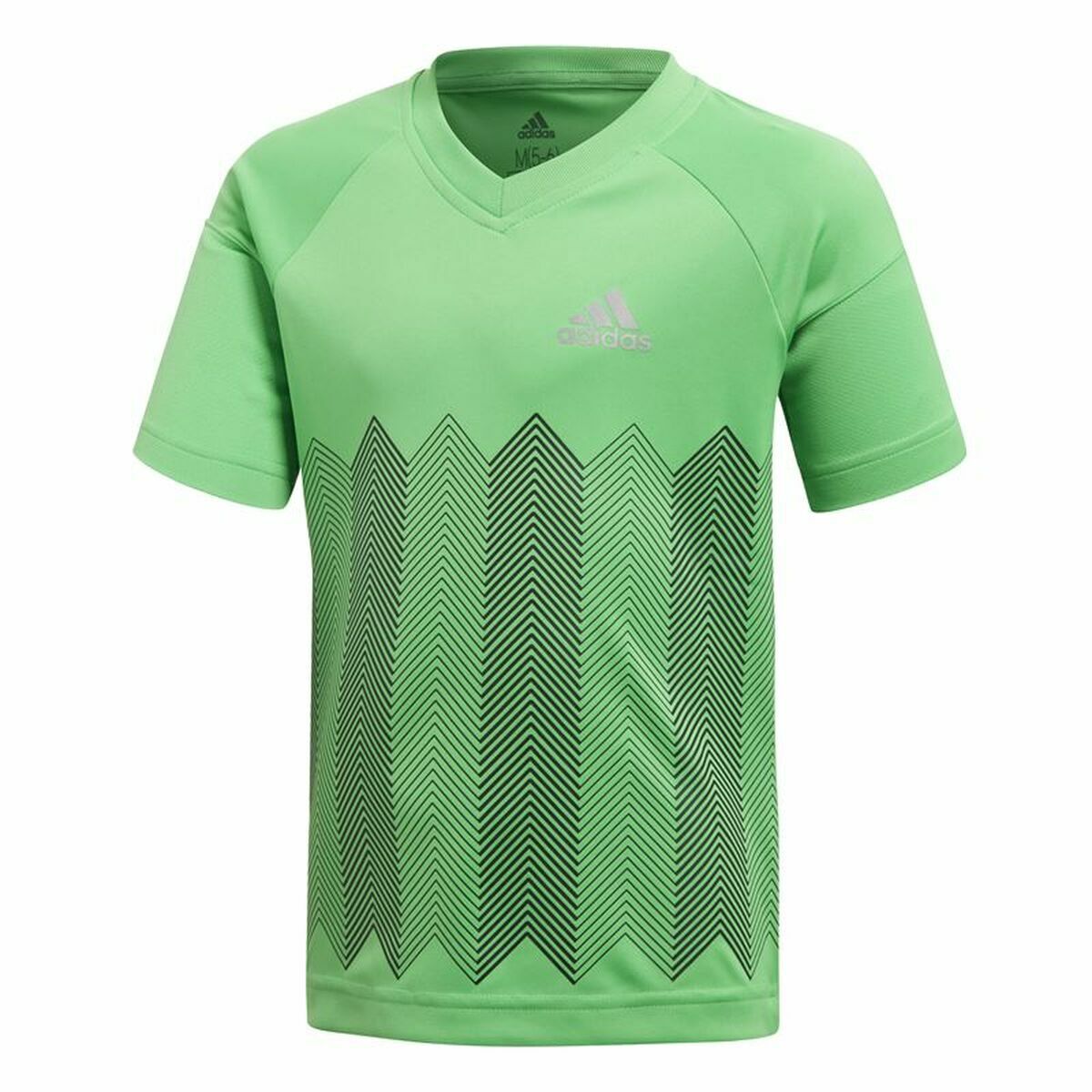 Tricou de Fotbal cu Mânecă Scurtă pentru Copii Adidas Verde deschis - Mărime 5-6 Ani