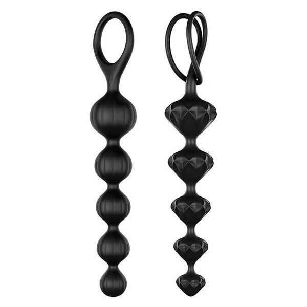 Satisfyer Beads Set Of 2 Black - Diameter (cm) 2
