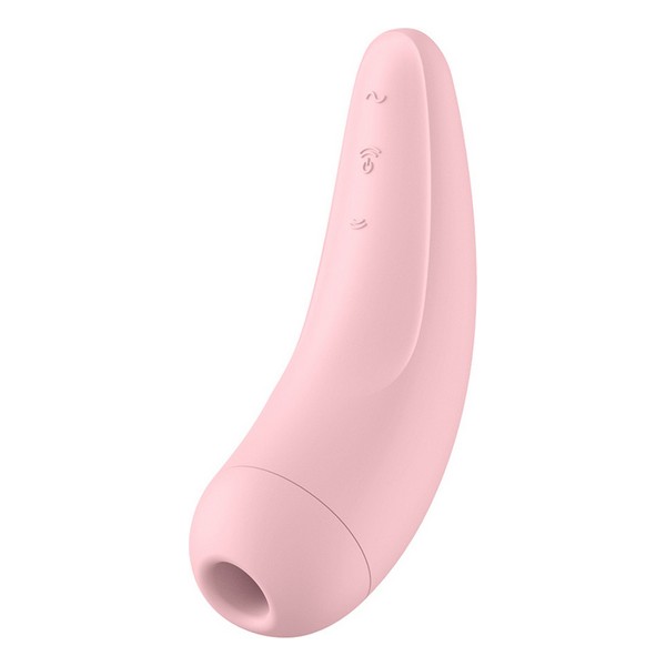 Dispozitiv stimulare clitoris Satisfyer Curvy 2+ Roz