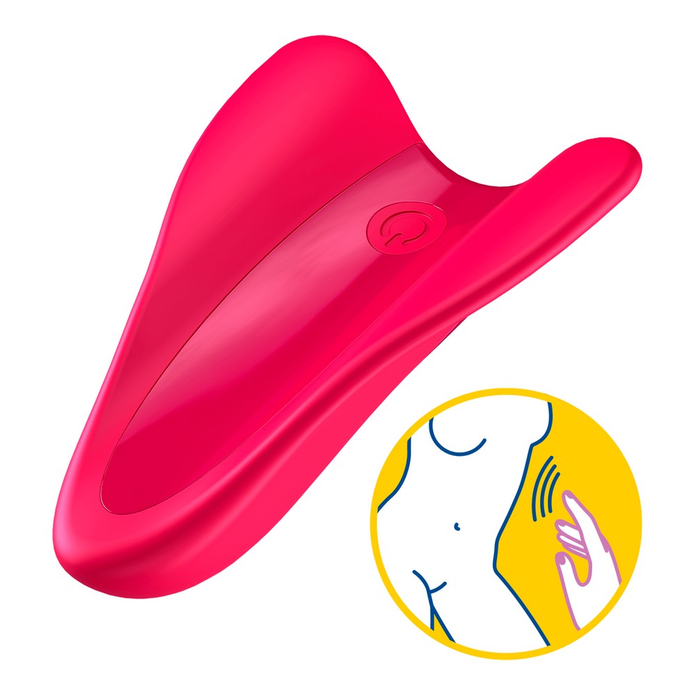 Vibrator High Fly Finger Satisfyer - Culoare Fuchsia