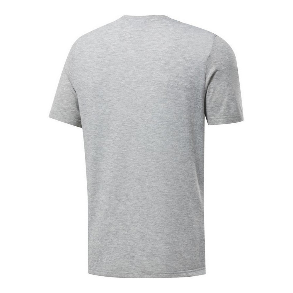 Tricou cu Mânecă Scurtă Bărbați Reebok Workout Ready Supremium Gri