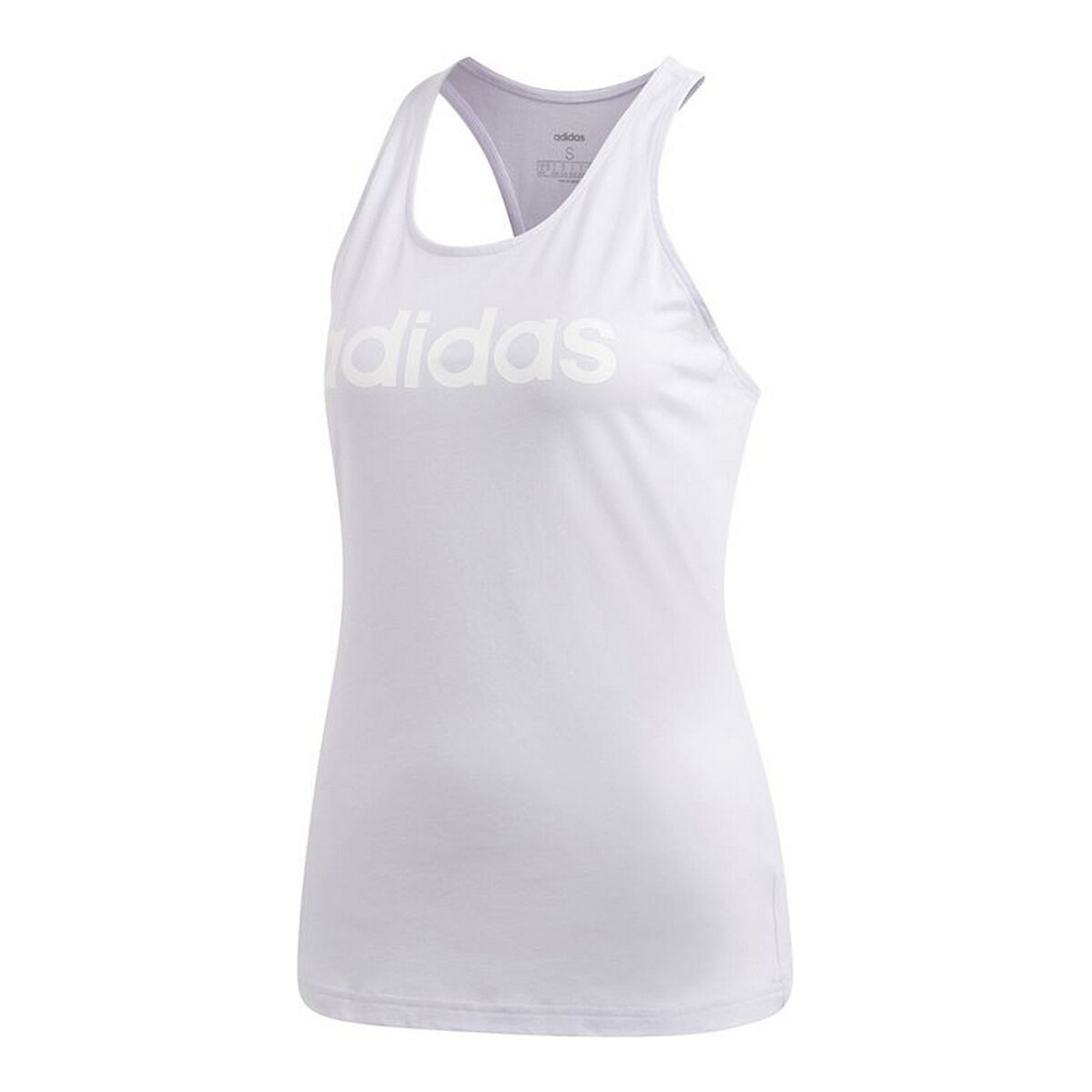 Tricou cu Bretele Adidas Essentials Linear Purpuriu - Mărime XS