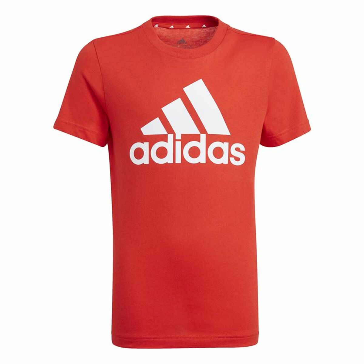 Tricou cu Mânecă Scurtă Adidas Essentials  vivid Roșu - Mărime 3-4 Ani