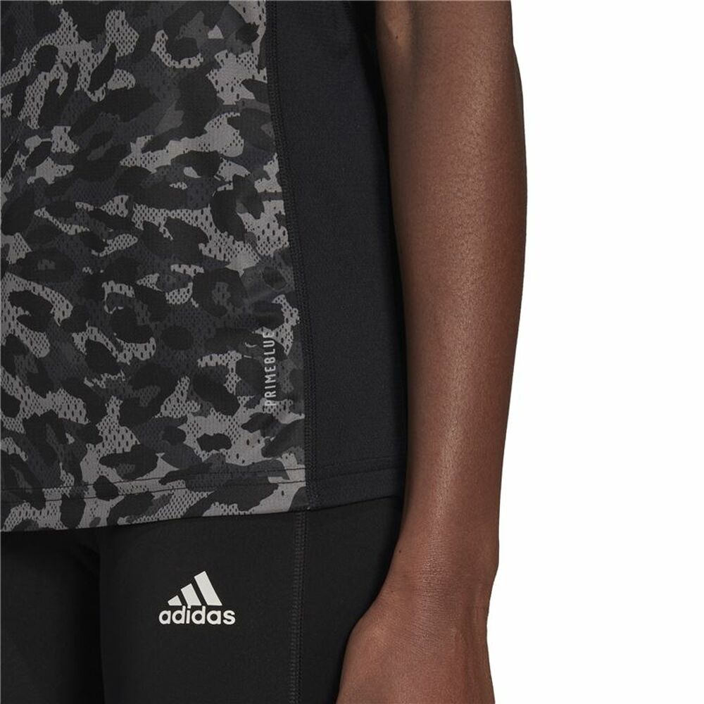 Tricou de Damă fără Mâneci Adidas Fast Graphic Gri deschis - Mărime M