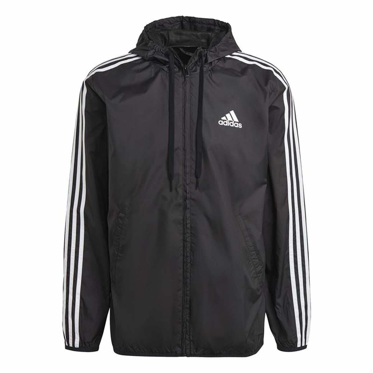 Jachetă Rezistentă la Vânt Unisex Adidas Essentials Negru - Mărime L