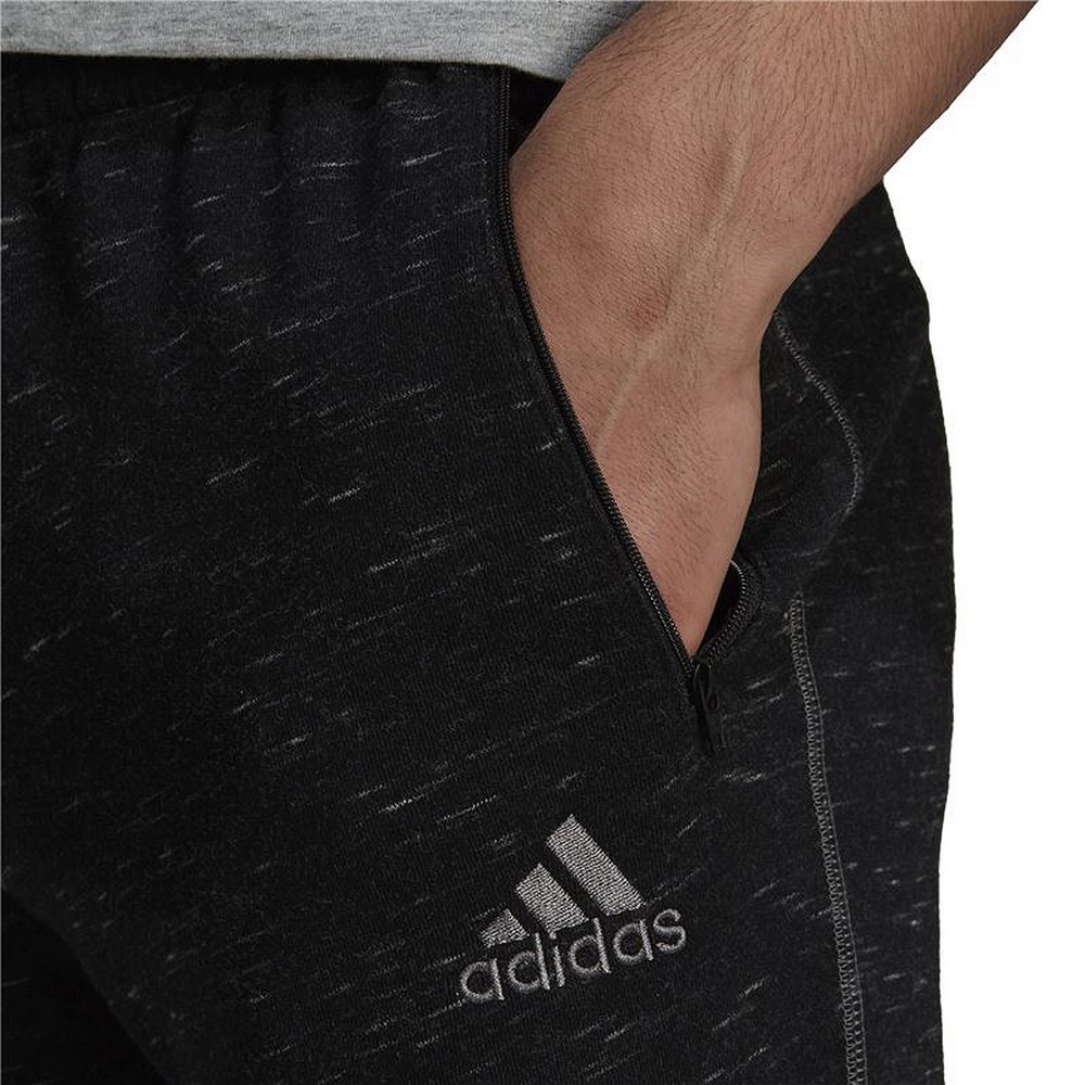 Pantaloni lungi de sport Adidas Essentials Mélange Negru Bărbați - Mărime L