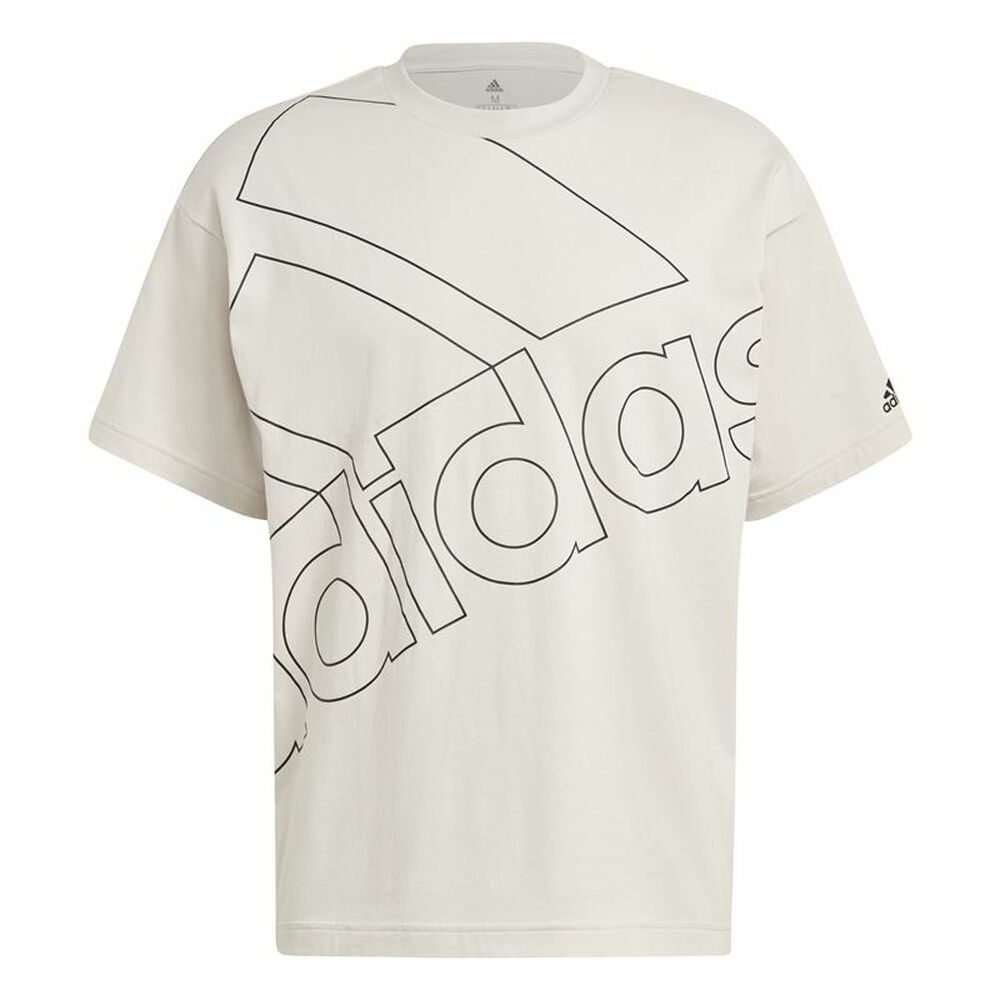 Tricou cu Mânecă Scurtă Bărbați Adidas Giant Logo Bej - Mărime M