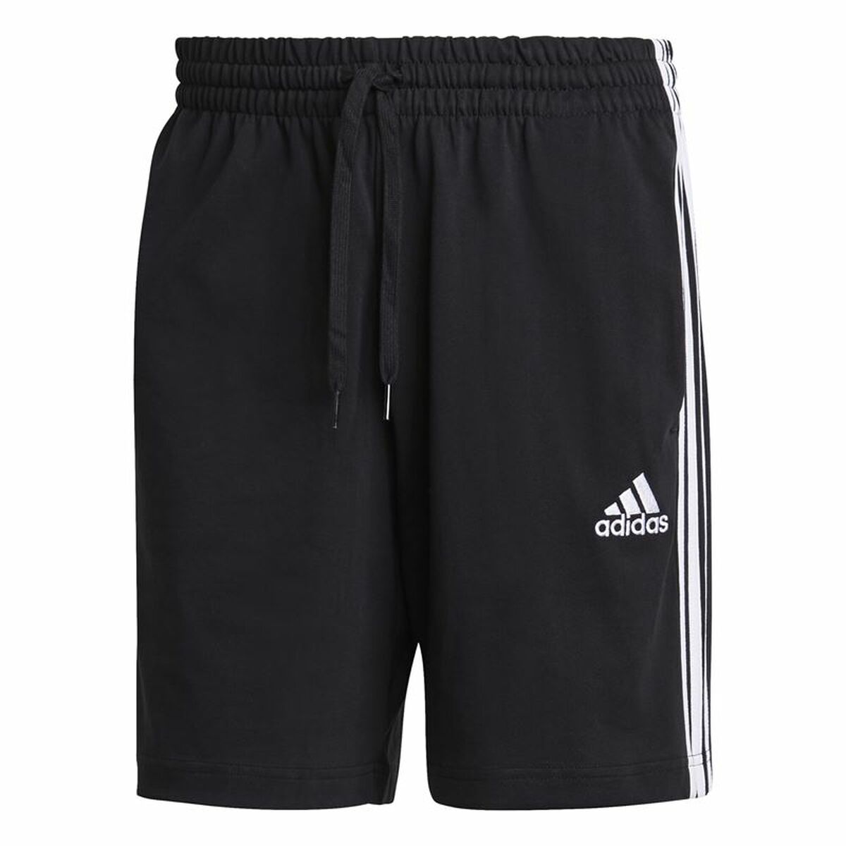 Pantaloni Scurți Sport pentru Bărbați Adidas Essentials 3 Stripes Aeroready Negru - Mărime XS