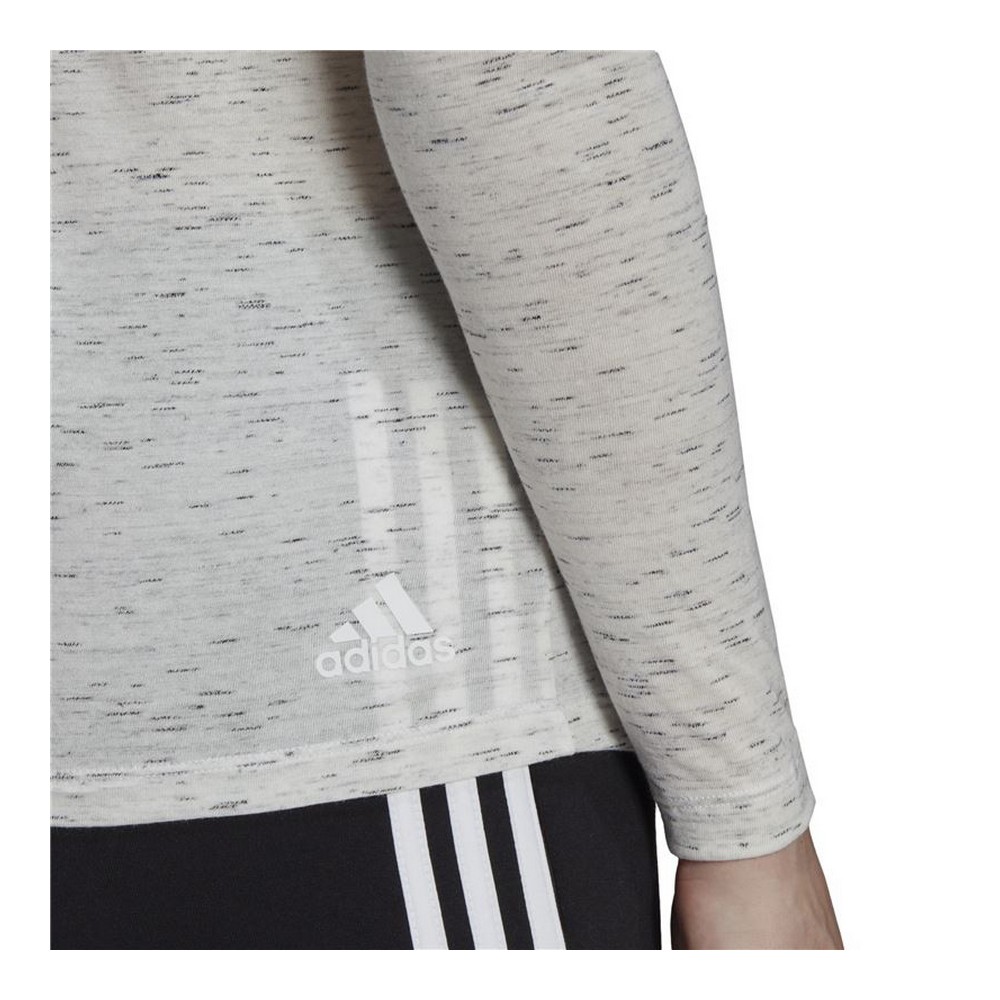 Tricou cu Mânecă Lungă de Damă Adidas Icons Winners 2.0 Alb - Mărime S