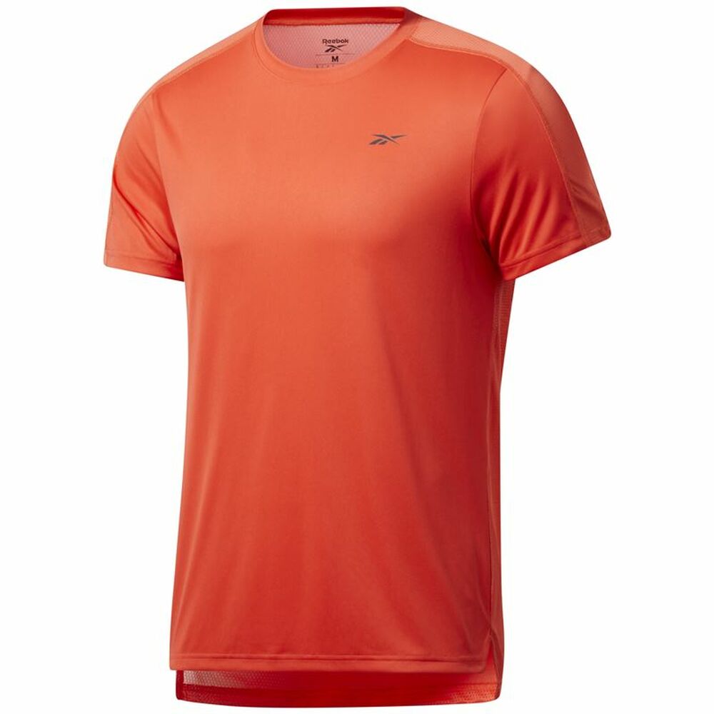 Tricou cu Mânecă Scurtă Bărbați Reebok Workout Ready Tech Portocaliu - Mărime L