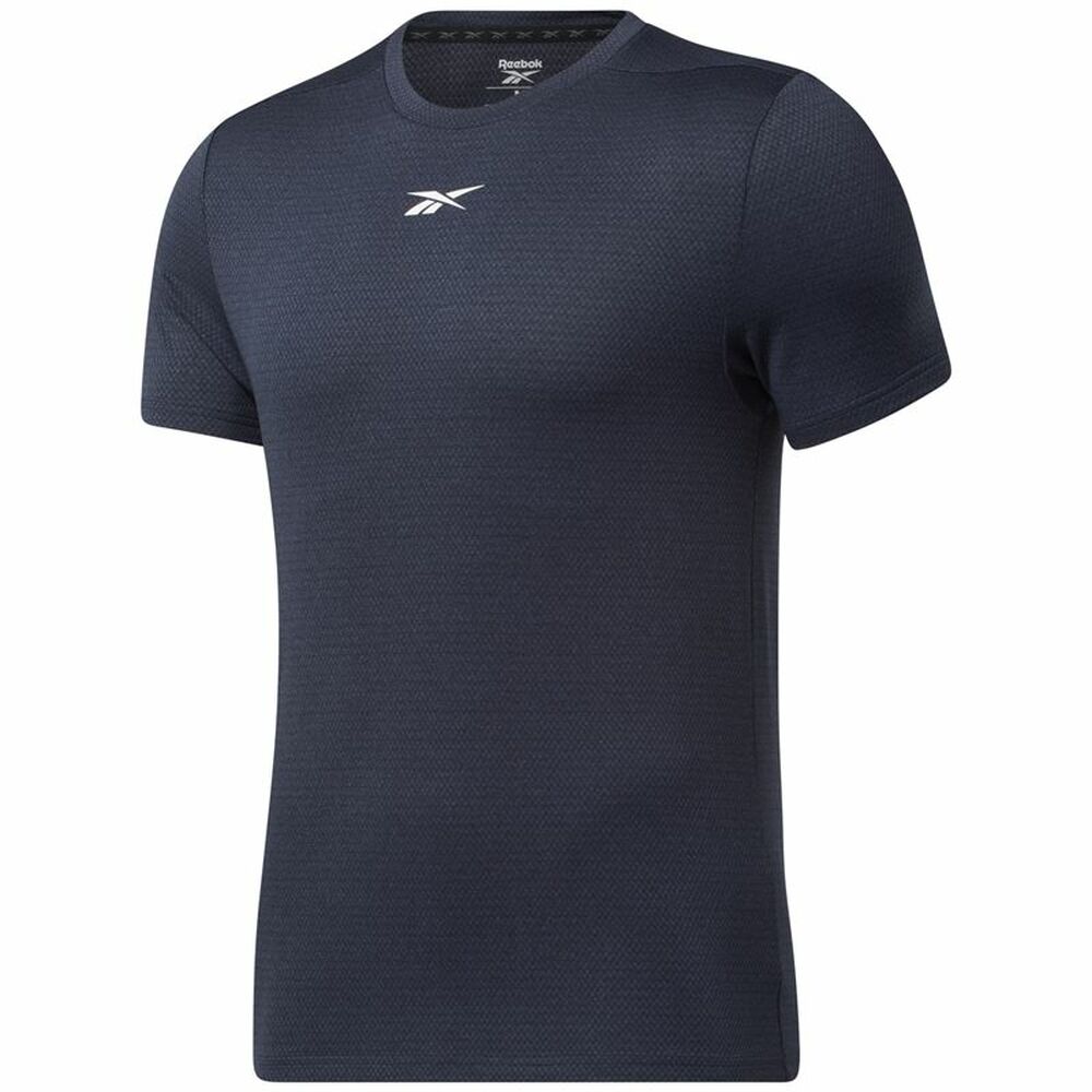 Tricou Sport cu Mânecă Scurtă Reebok Workout Ready Albastru închis - Mărime L