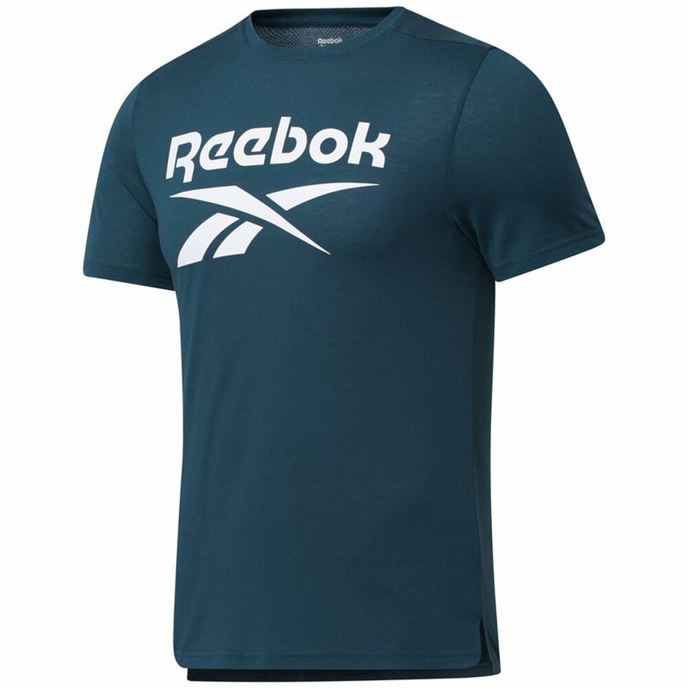 Tricou Sport cu Mânecă Scurtă Reebok Workout Ready Supremium Albastru - Mărime S